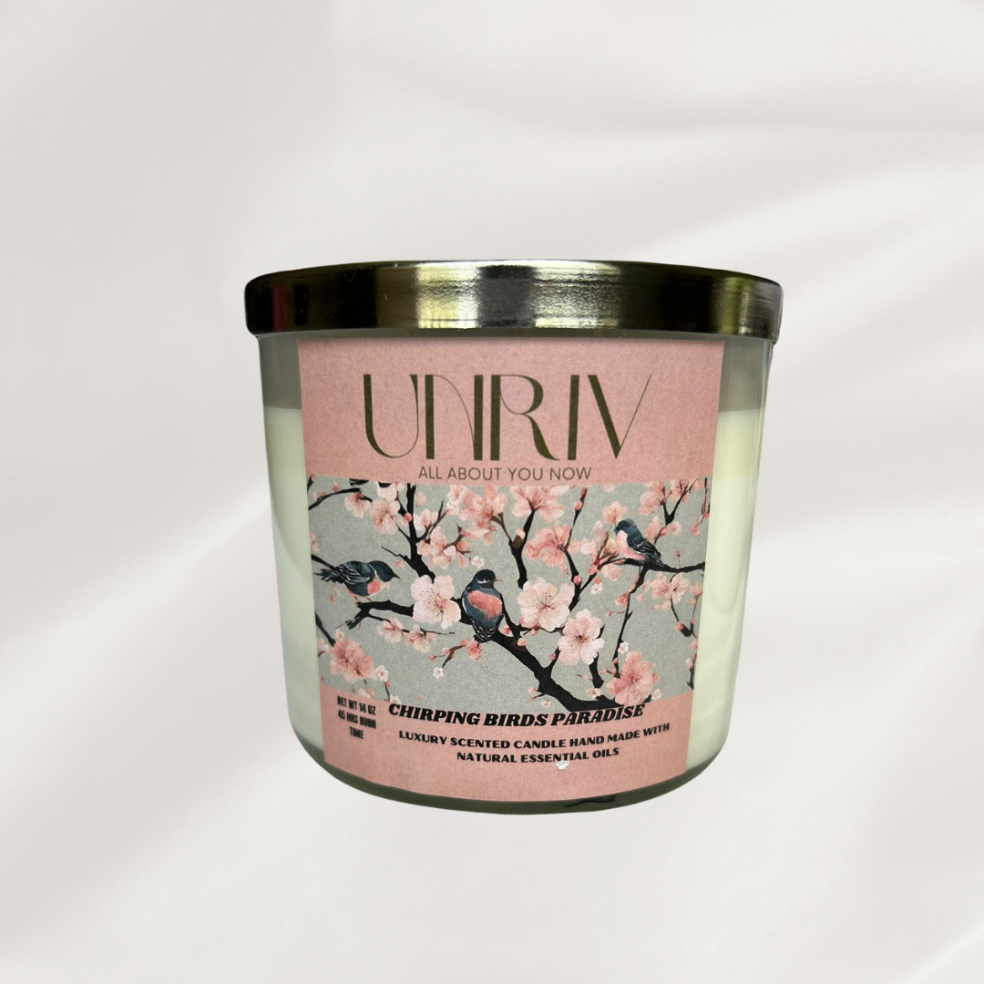 CHIRPING BIRDS IN PARADISE, AROMATIC CANDLE, 16 OZ
